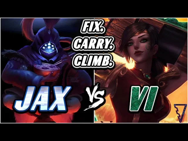 common jungle mistakes & fixes for mid/low mmr!(vi vs jax) episode